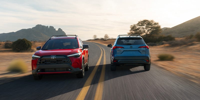 2026 Toyota Corolla Cross on Highway cruising